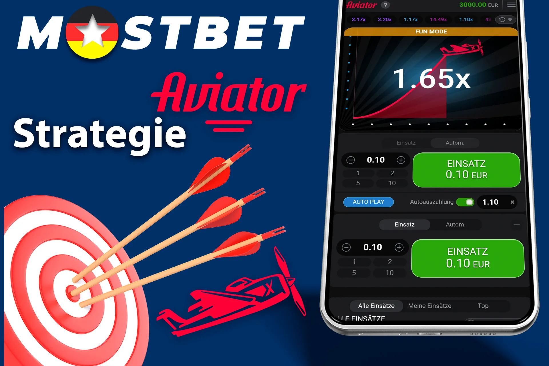 Spielstrategie Aviator auf Mostbet