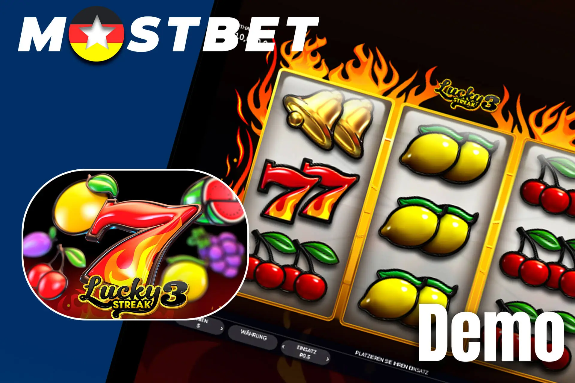 Üben Sie, indem Sie die Demoversion des Spiels Lucky Streak 3 spielen