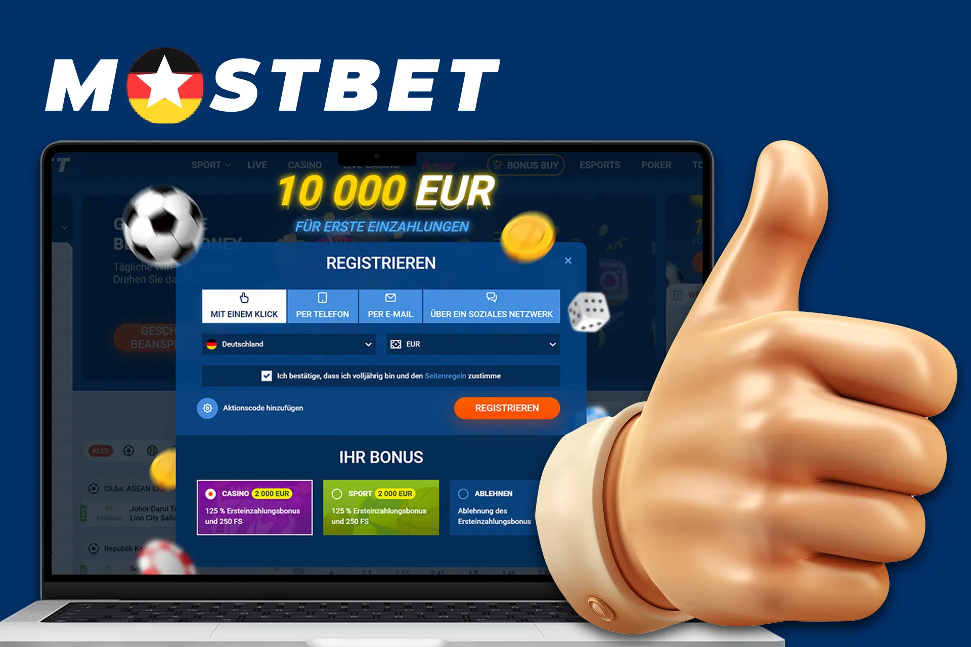 Registrieren Sie sich und beginnen Sie Lucky Streak 3 zu spielen